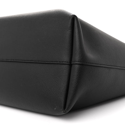Saint Laurent Calfskin Large Shopping Tote Black 10 of 17