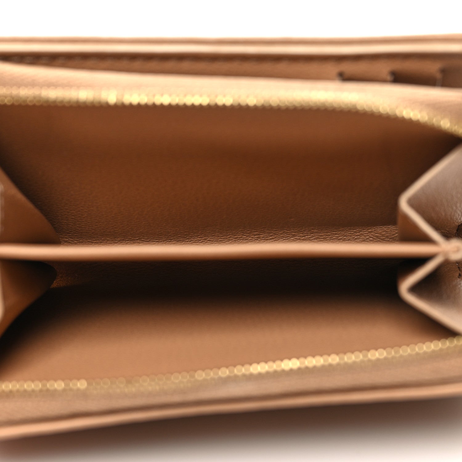 Louis Vuitton Lambskin Embossed Monogram Lou Coussin Wallet Camel 5 of 9