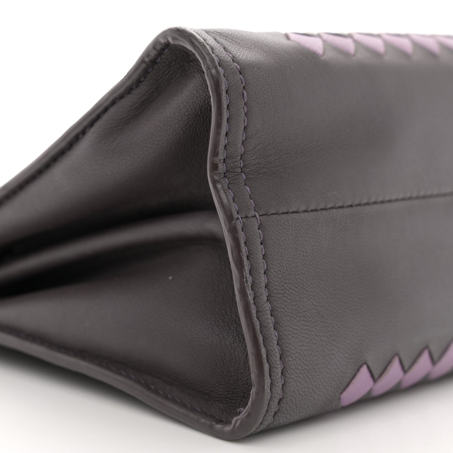 Nappa Intrecciato Chain Wallet Quetsche Wisteria