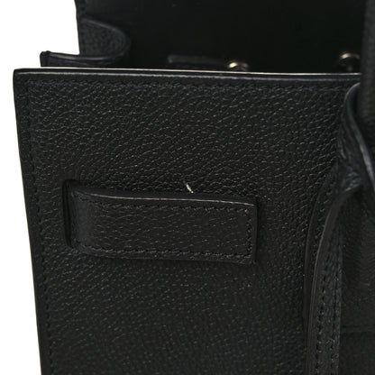 Saint Laurent Grained Calfskin Baby Sac De Jour Black 10 of 10