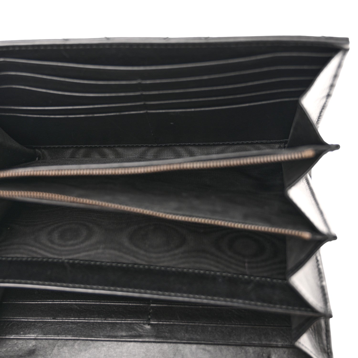 Gucci Calfskin Matelasse GG Marmont Chain Wallet Black 6 of 15