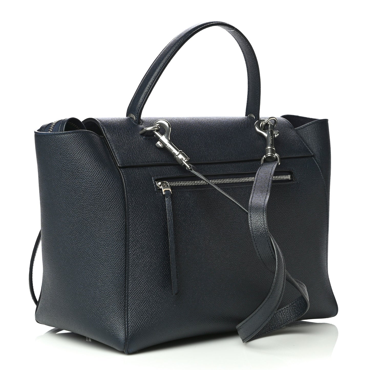 Grained Calfskin Mini Belt Bag Navy