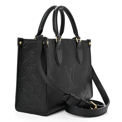 Louis Vuitton Empreinte Monogram Giant Onthego PM Black 3 of 9