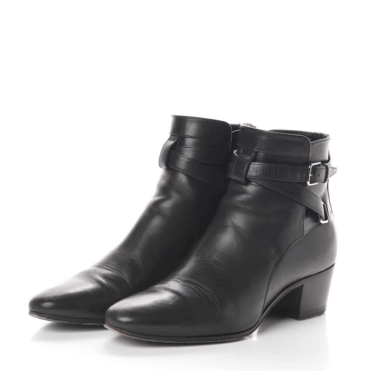Smooth Jodhpur Calfskin Blake Ankle Boots 35 Black