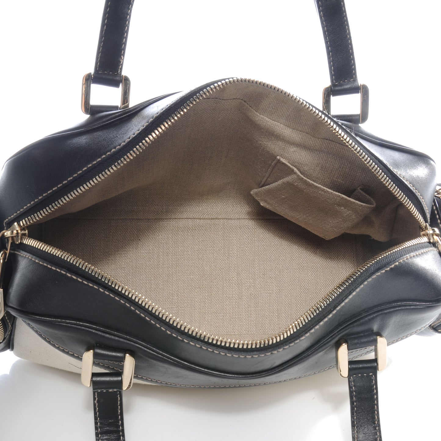 Canvas Crest Tote Black