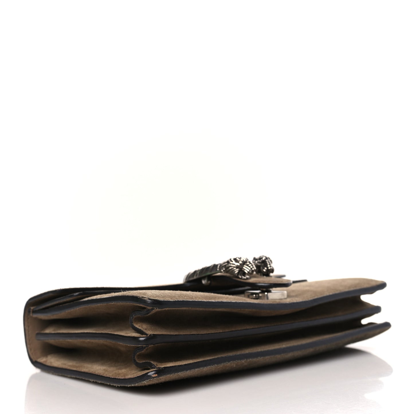 Suede Small Dionysus Shoulder Bag Taupe