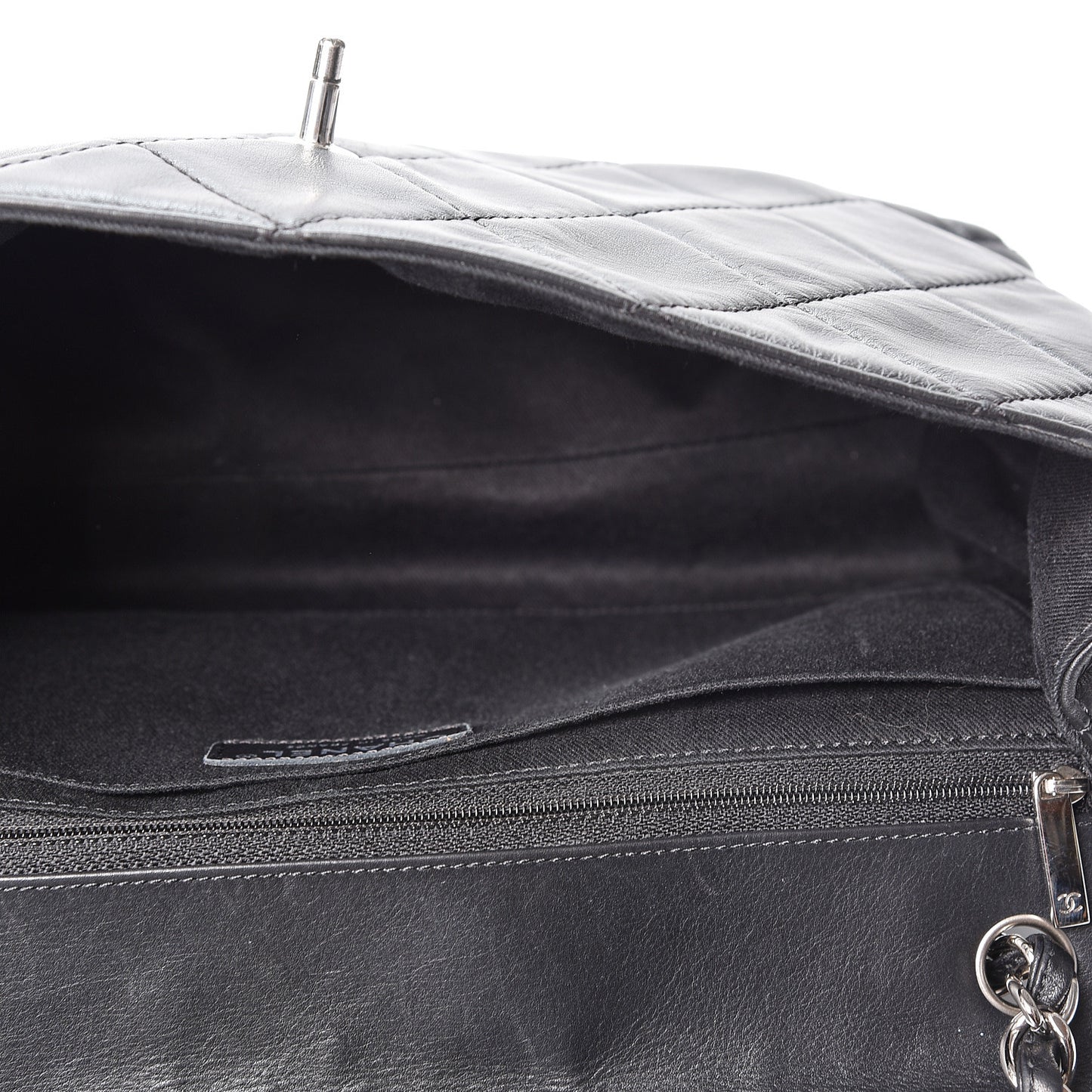 Calfskin Quilted In The Business Flap Bag Black