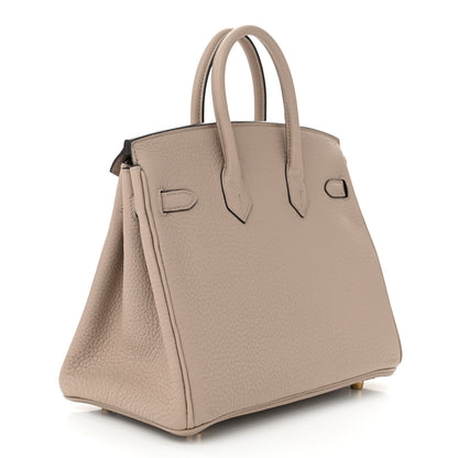 Hermes Togo Birkin 25 Gris Tourterelle 3 of 10