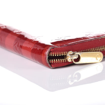 Louis Vuitton Vernis Rayures Zippy Wallet Pomme D'Amour 11 of 11
