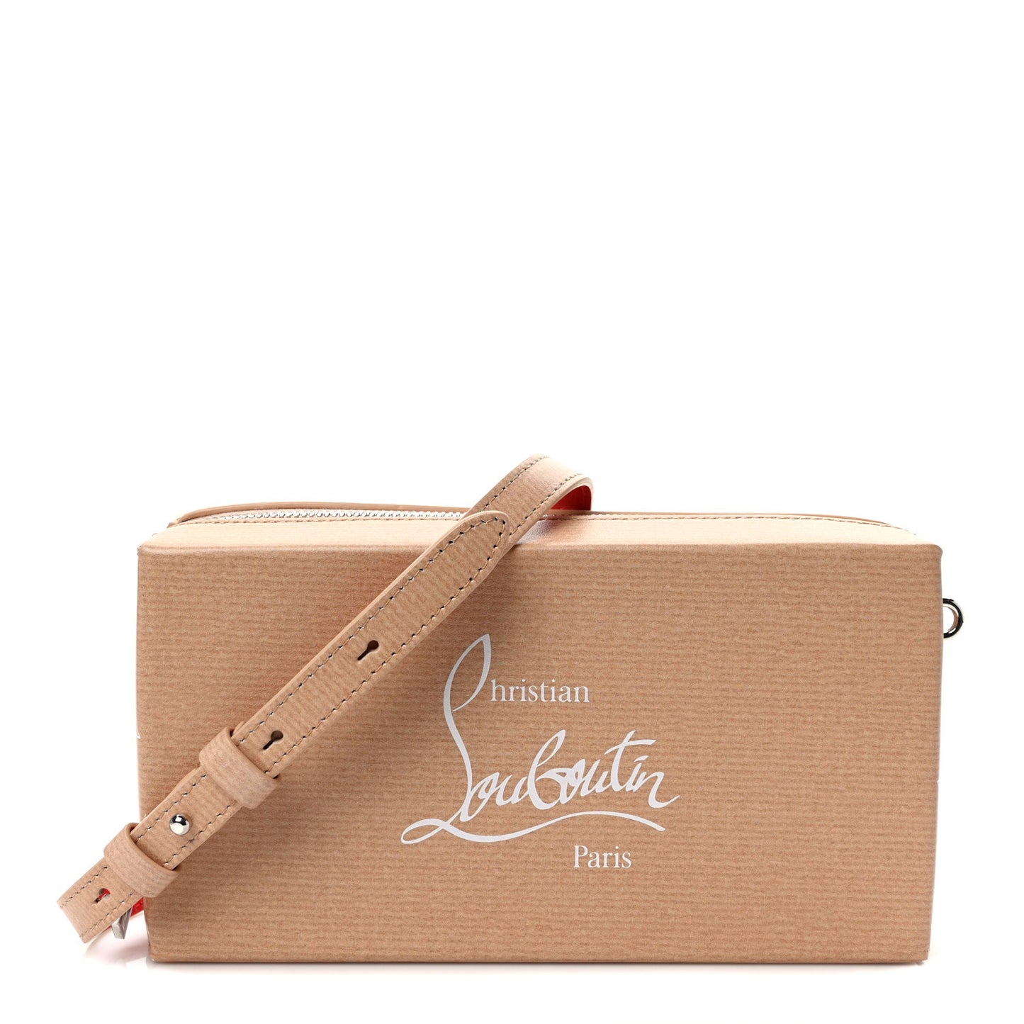 Calfskin Kraftilou Logo Clutch