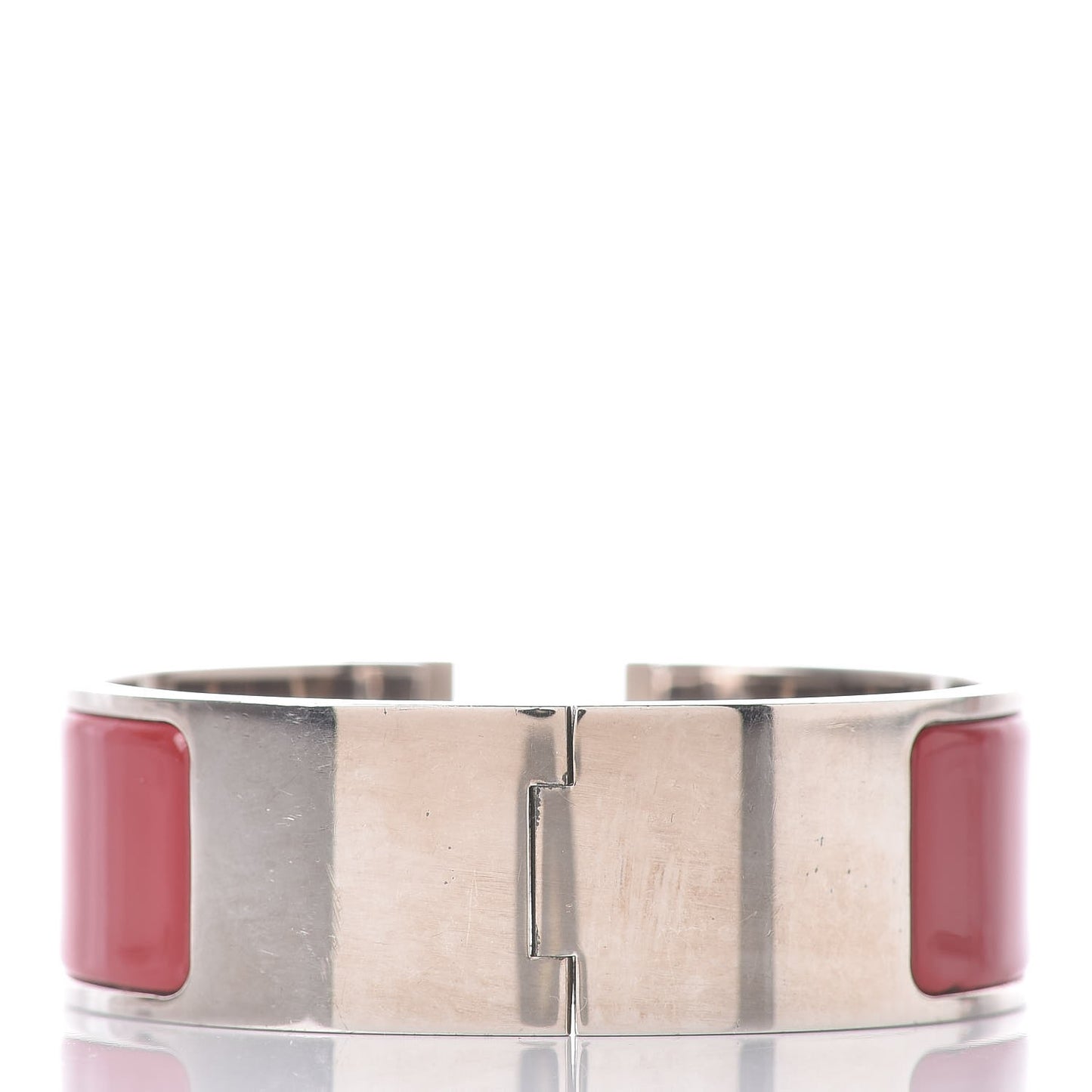 Enamel Wide Clic Clac H Bracelet PM Red