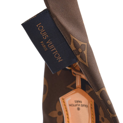 Louis Vuitton Silk Monogram Confidential Bandeau Brown 4 of 6