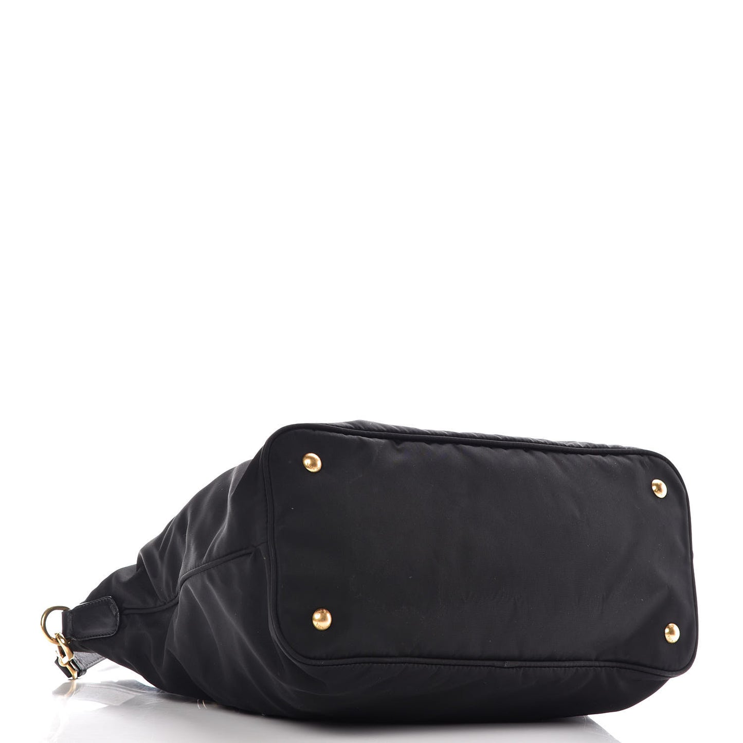 Tessuto Nylon Soft Calf Tote Black