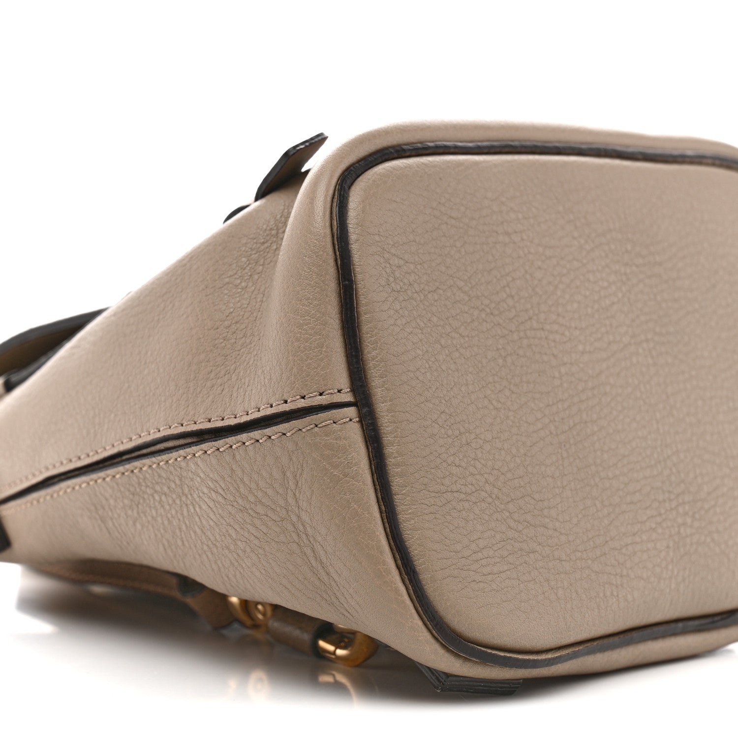 Chloe Suede Calfskin Mini Faye Backpack Motty Grey 9 of 13