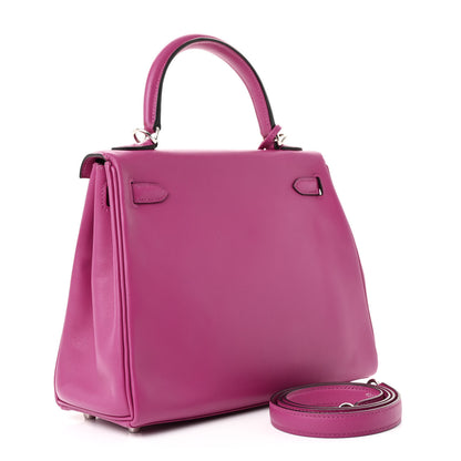 Hermes Swift Kelly Retourne 25 Rose Pourpre 3 of 11