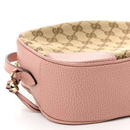 Gucci Monogram Mini Bree Messenger Bag Beige Soft Pink 9 of 10