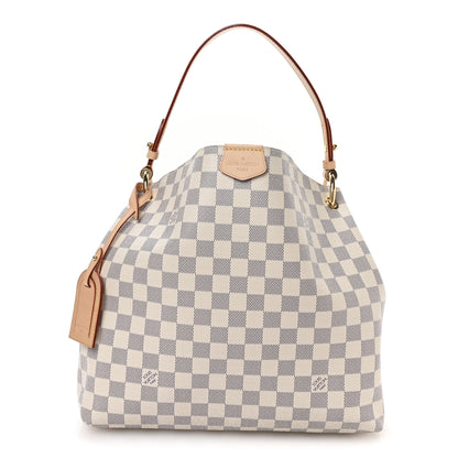 Louis Vuitton Damier Azur Graceful PM Rose Ballerine 1 of 10