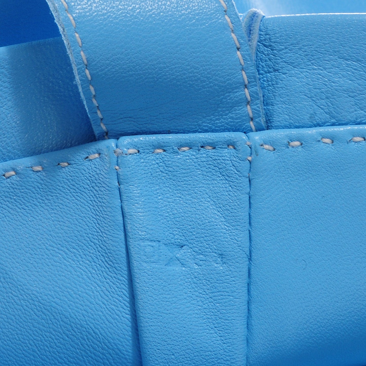 Lambskin Clou De Selle Pouch Blue Jean