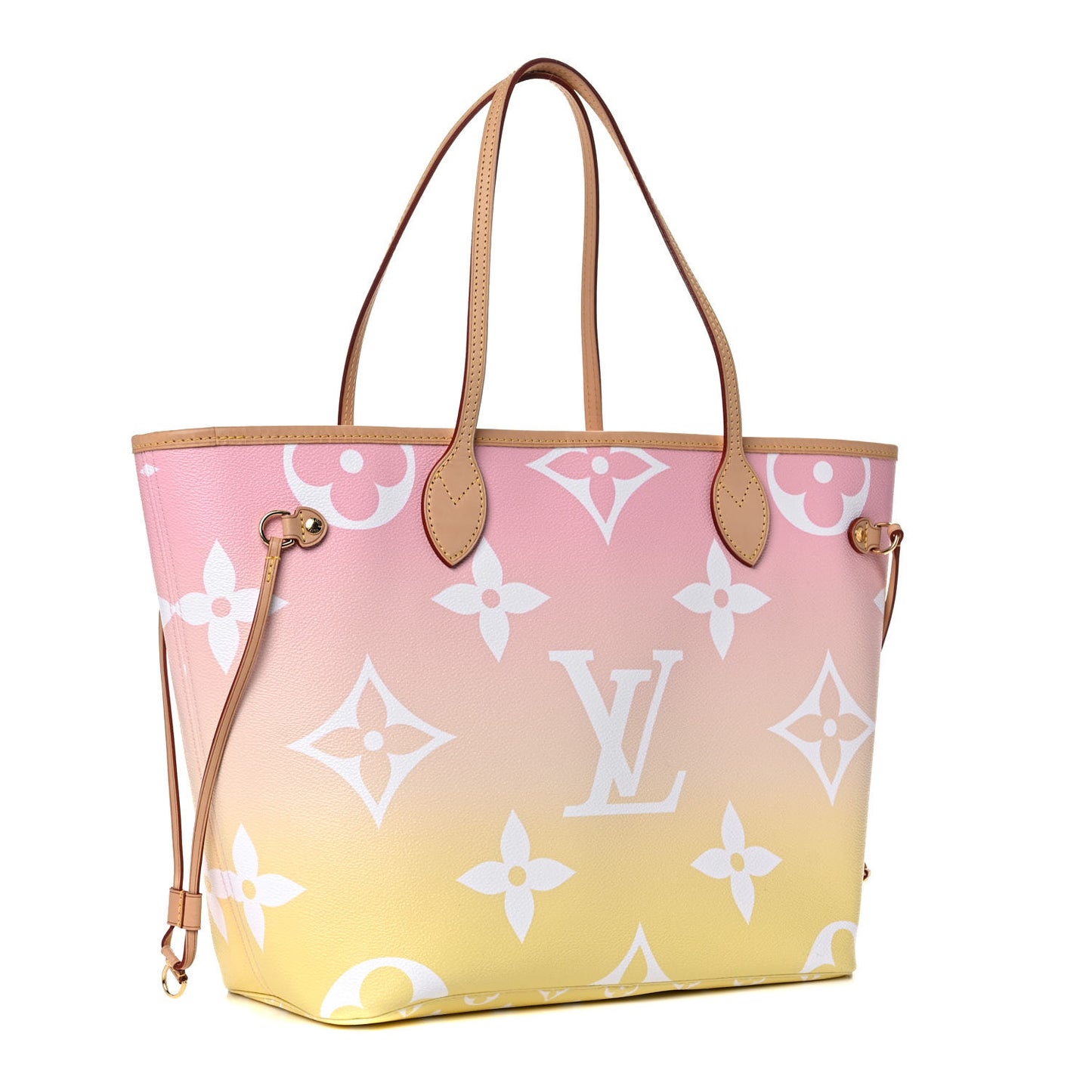 Monogram Giant By The Pool Neverfull MM Light Pink