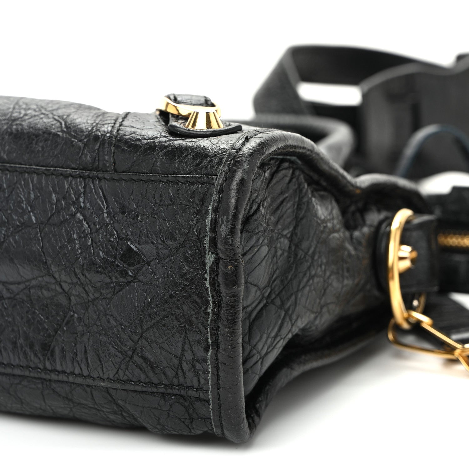 Balenciaga Agneau Giant 12 Gold Hardware Mini City Black 10 of 10