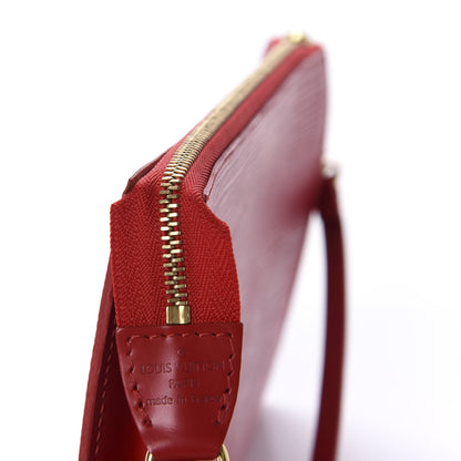 Louis Vuitton Epi Pochette Accessories 24 Castillan Red 8 of 11