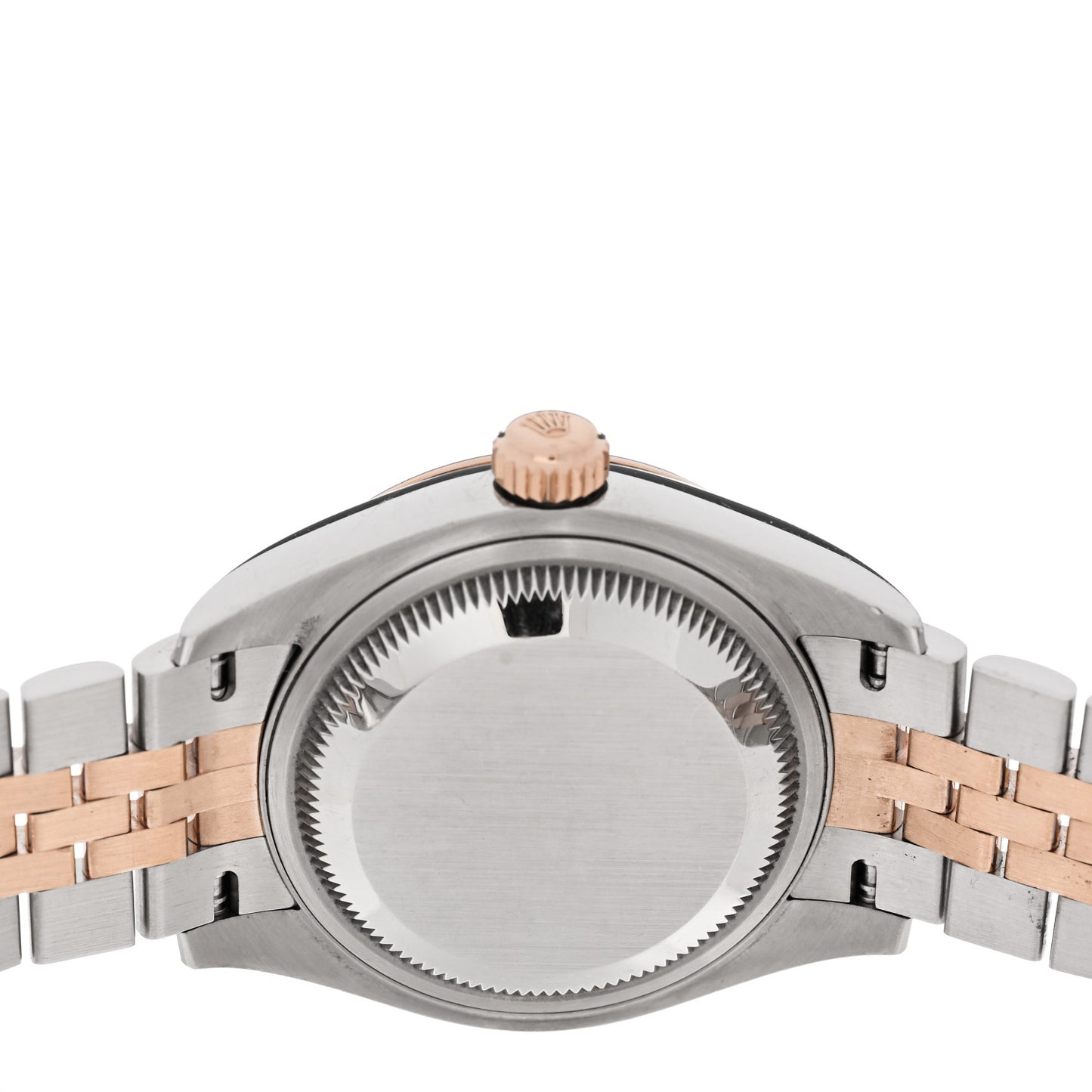 Stainless Steel 18K Everose Gold Diamond 28mm Oyster Perpetual Datejust Watch Chocolate 279171