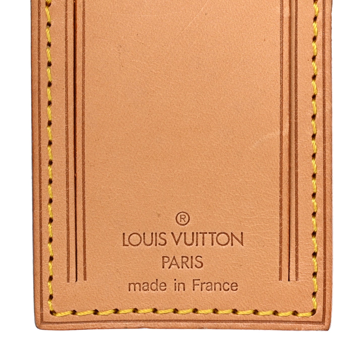 Vachetta Luggage Tag