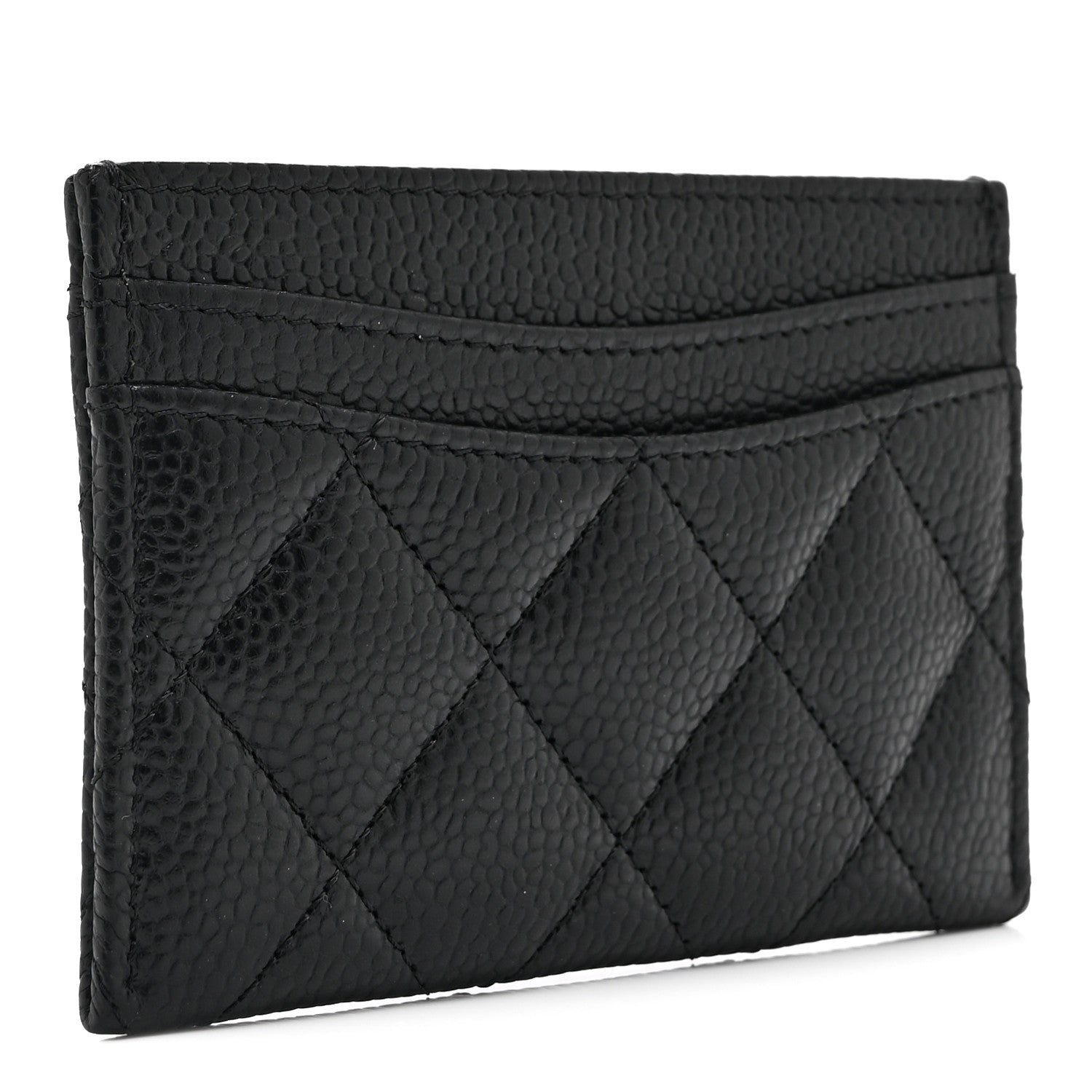 Chanel Caviar Quilted Card Holder Black 3 of 9