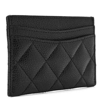 Chanel Caviar Quilted Card Holder Black 3 of 9