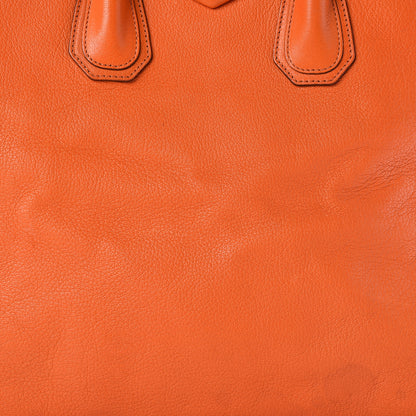 Givenchy Grained Goatskin Antigona Zippered Tote Orange 28 of 44