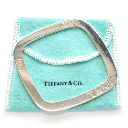 Tiffany Sterling Silver 1837 Square Bangle Bracelet 1 of 6