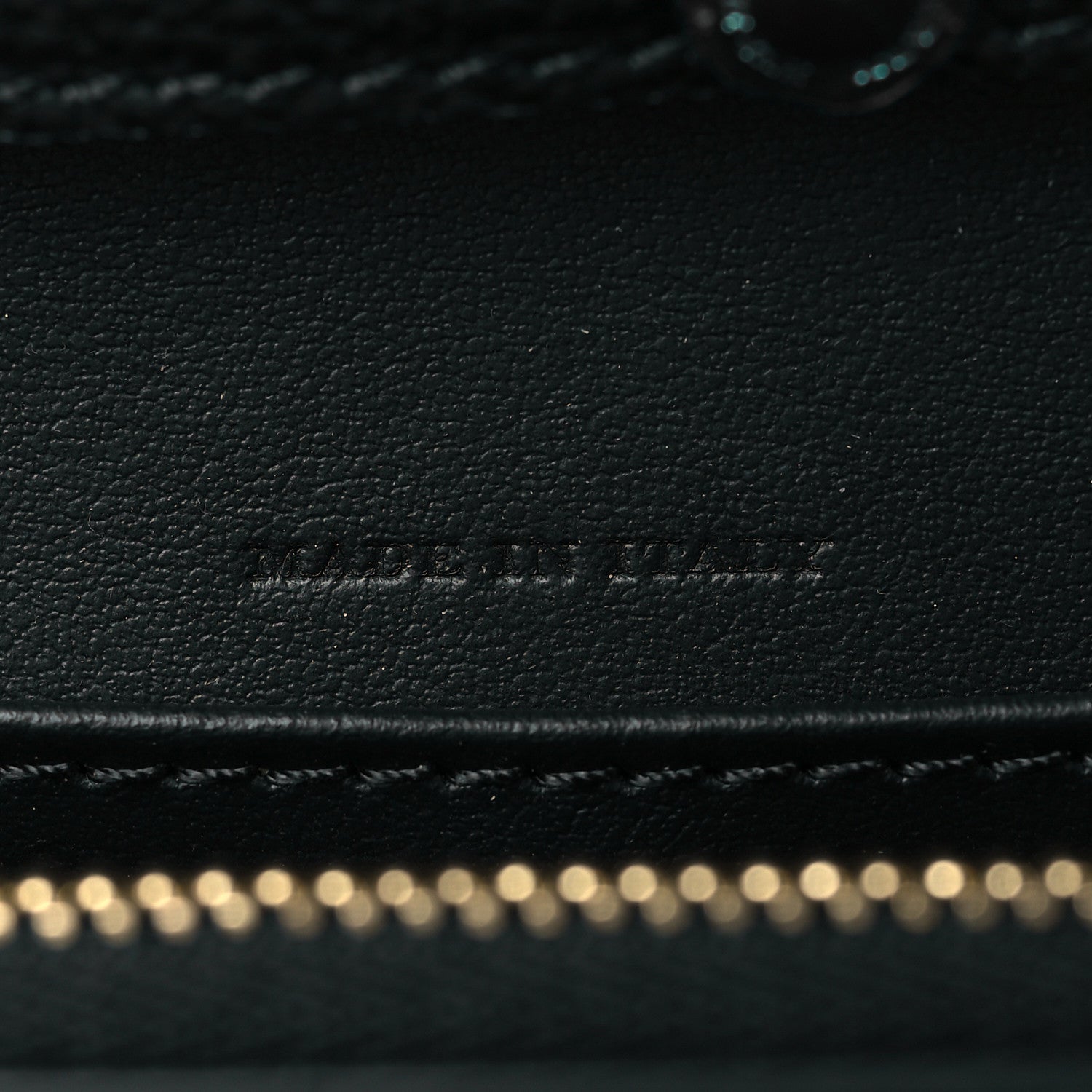 Burberry Derby Calfskin House Check Wallet On Chain Black 7 of 10