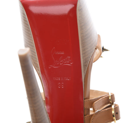 Christian Louboutin Calfskin Botticellita 160 Sandals 39 Brown 7 of 7