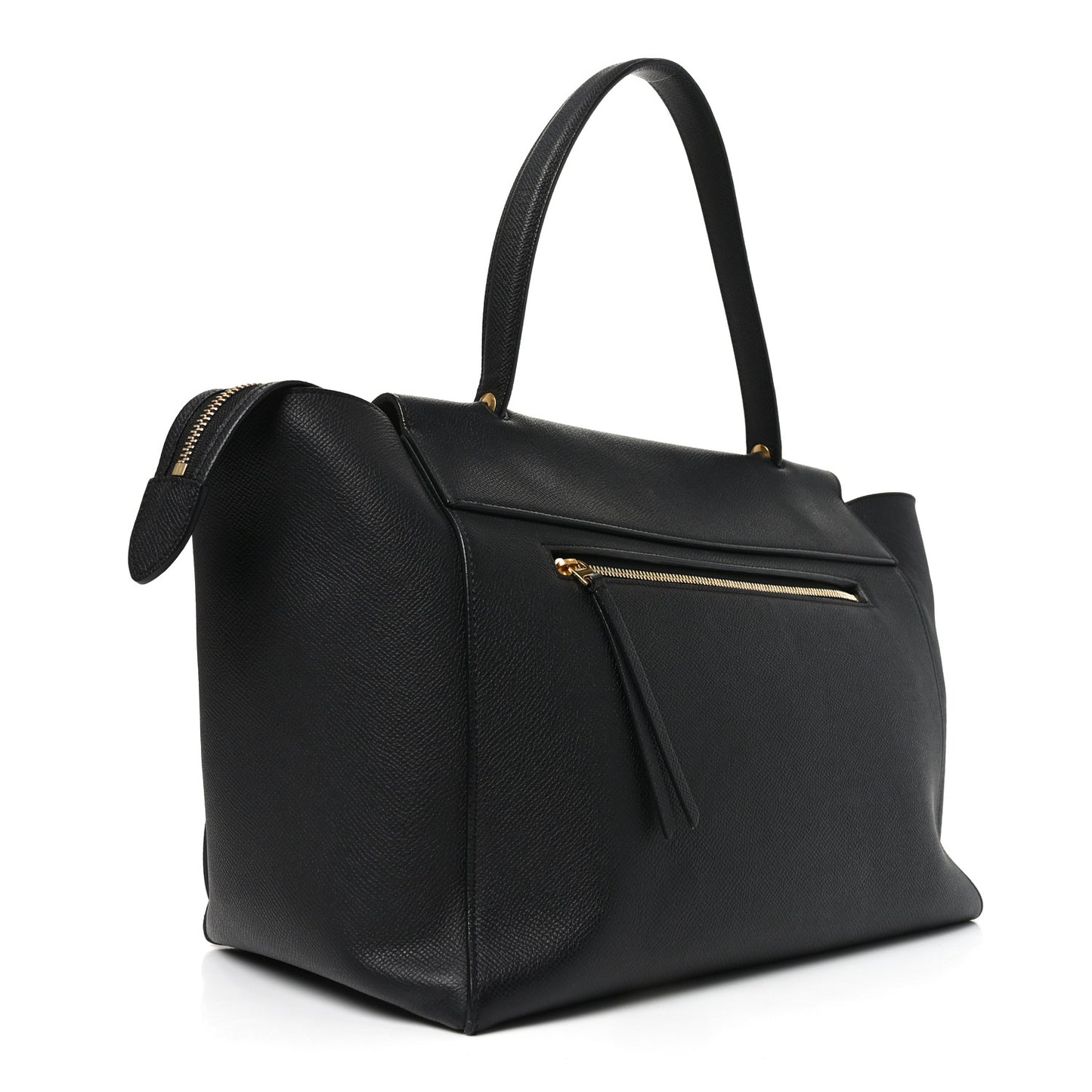 Grained Calfskin Small Belt Bag Black