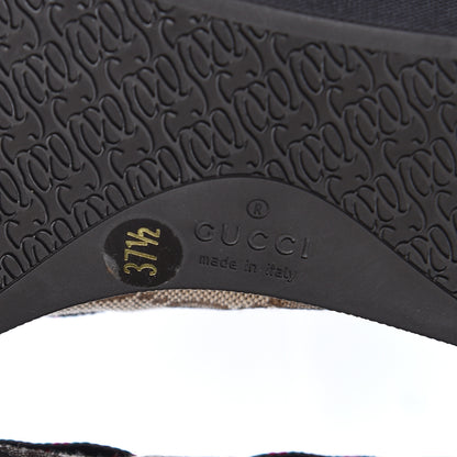 Gucci GG Monogram Ballet Flats 37.5 Beige Ebony 8 of 11