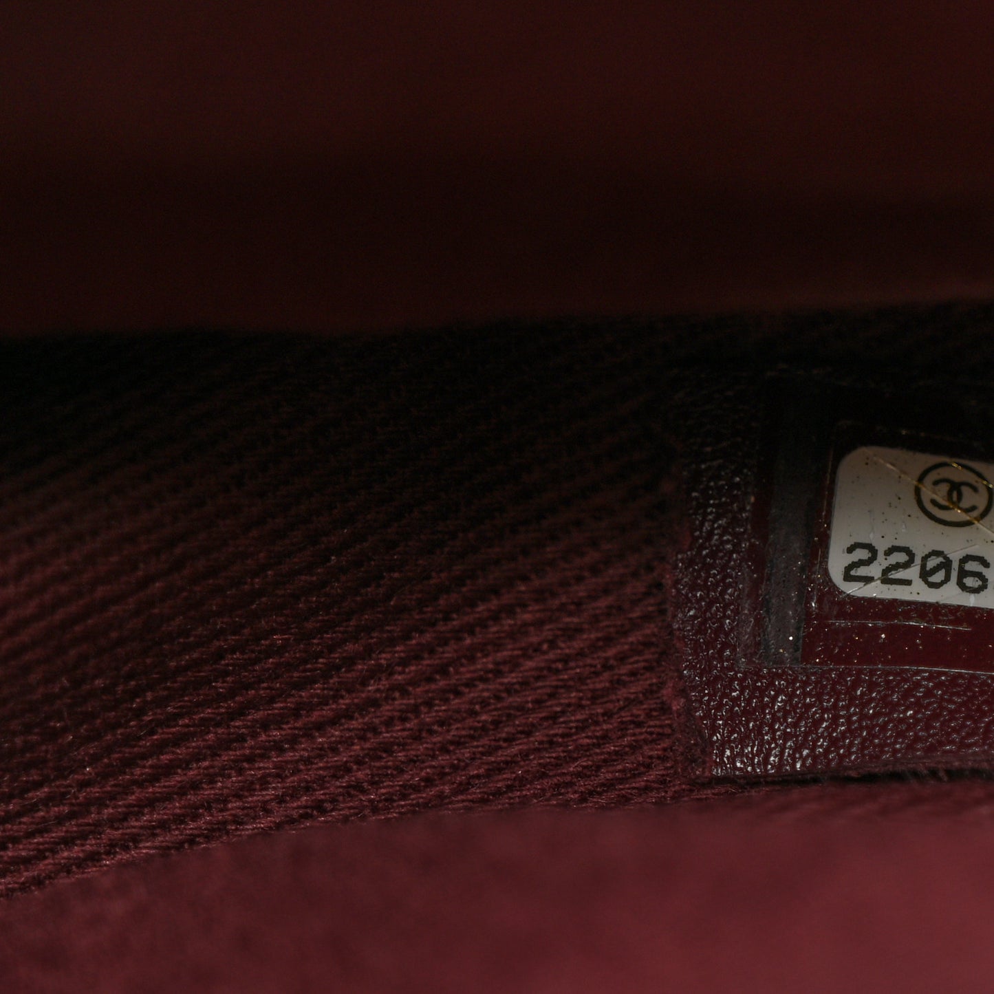 Calfskin Surpique Chevron Flap Black