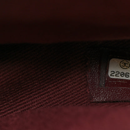 Chanel Calfskin Surpique Chevron Flap Black 7 of 11