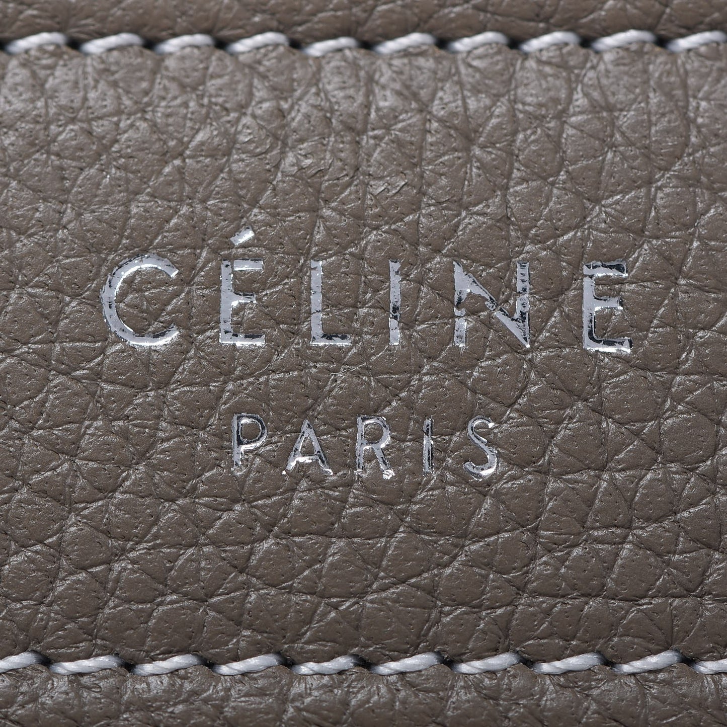 Drummed Calfskin Nano Luggage Souris