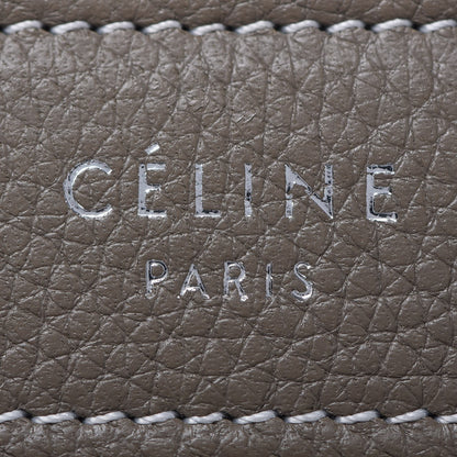 Celine Drummed Calfskin Nano Luggage Souris 10 of 19