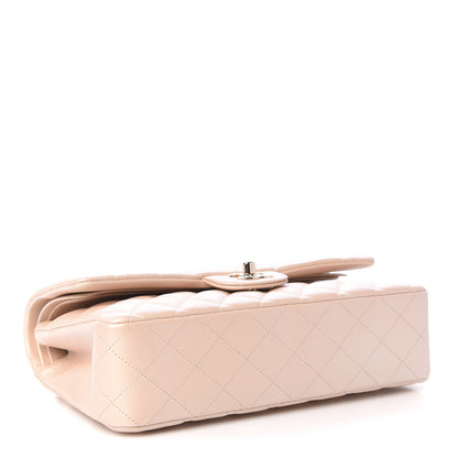 Chanel Iridescent Calfskin Quilted Medium Double Flap Beige 5 of 12