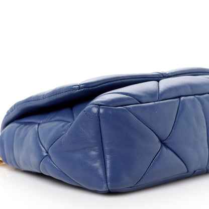 Prada Nappa Re-Nylon Triangle Quilted Patchwork System Flap Shoulder Bag Royal 11 of 14