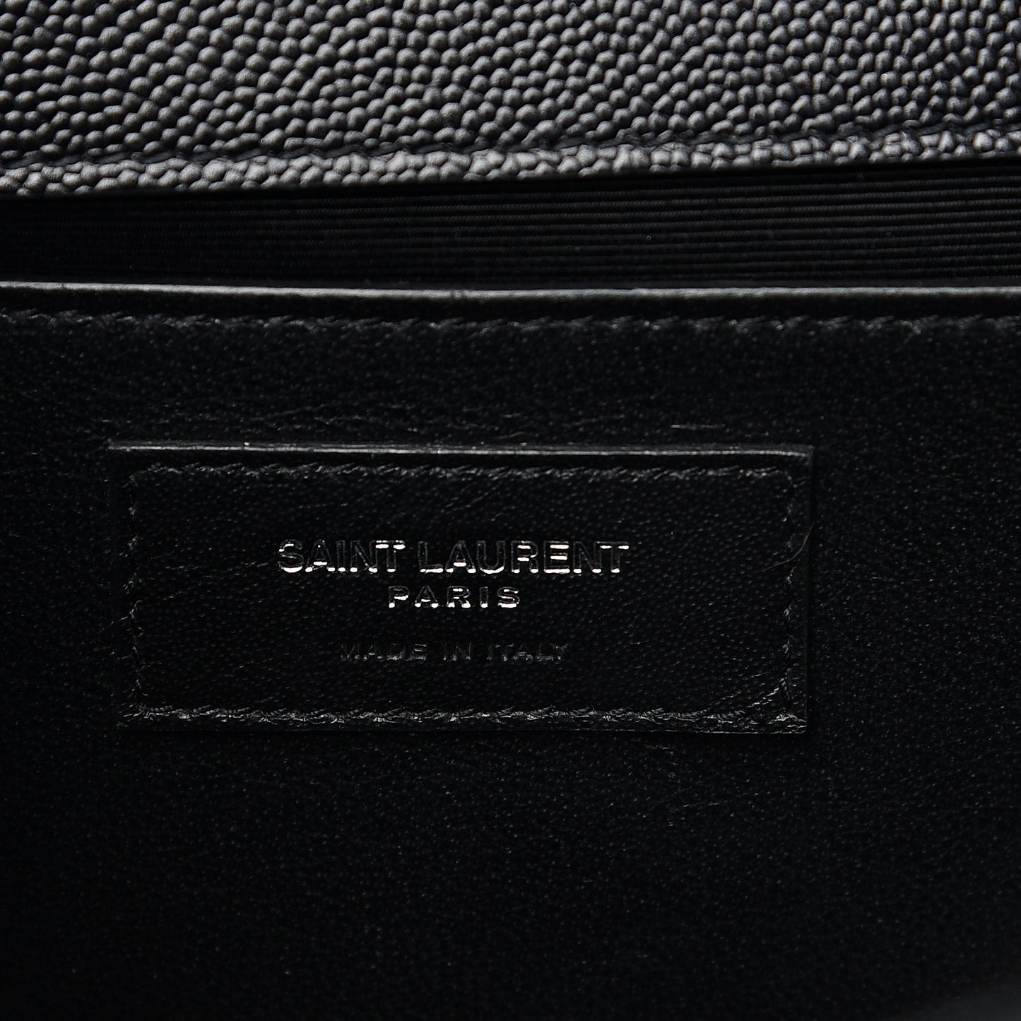 Grain De Poudre Large Classic Monogram Kate Satchel Black