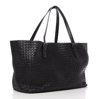 Bottega Veneta Nappa Intrecciato Large Seamless Tote Black 3 of 10