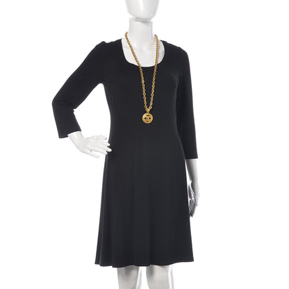 Chanel CC Chain Pendant Long Necklace Gold 2 of 6
