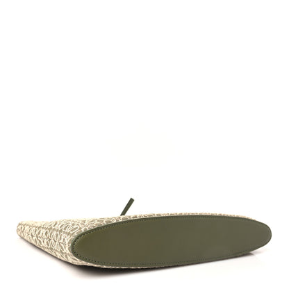 Loewe Jacquard Anagram Calfskin Clutch Avocado Green 4 of 10