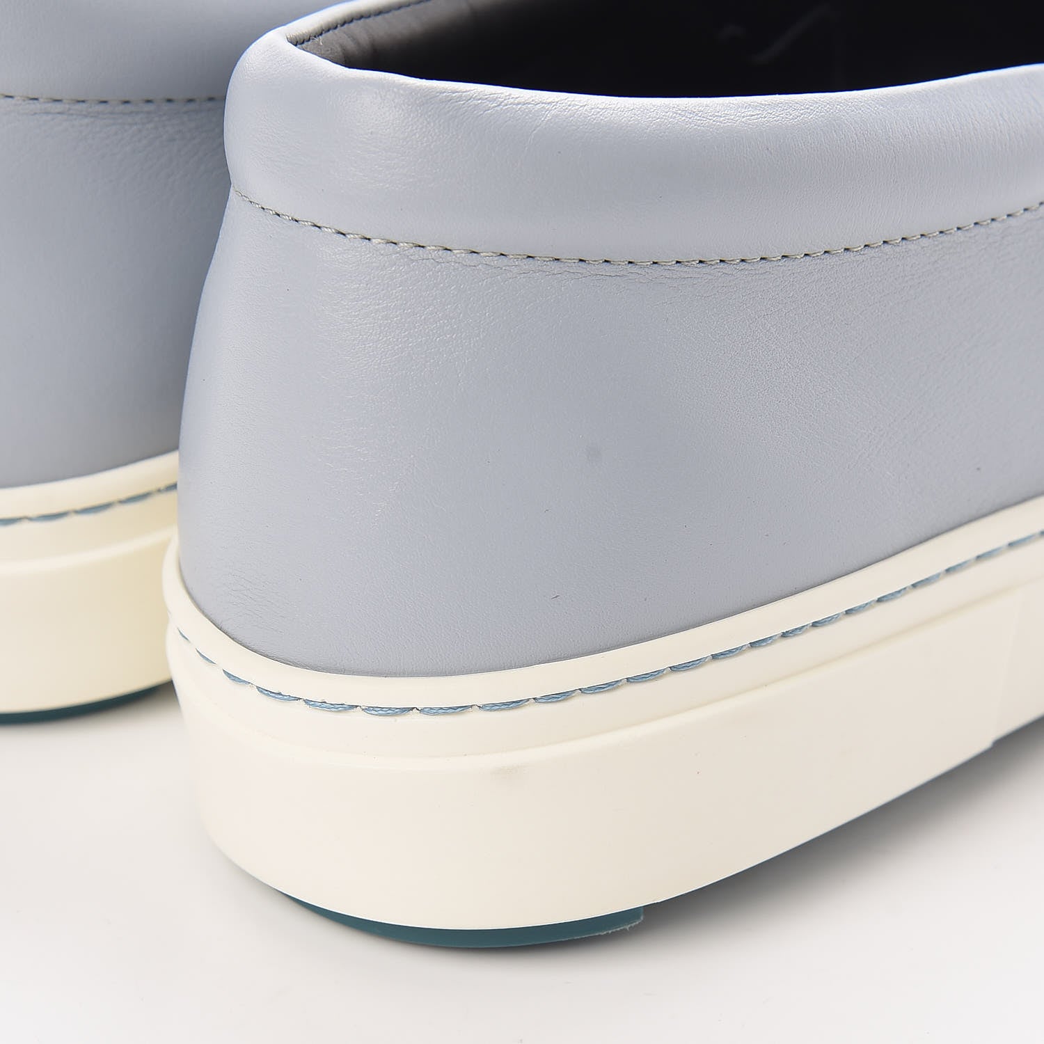 Fendi Vitello Elite Monster Bug Slip On Sneakers 39.5 Ribes Grigio Bois de Rose 14 of 17