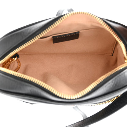 Gucci Calfskin Web Mini Ophidia Shoulder Bag Black 5 of 11