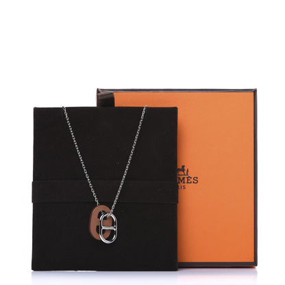 Hermes Swift O'Maillon Pendant Necklace Gold 8 of 8