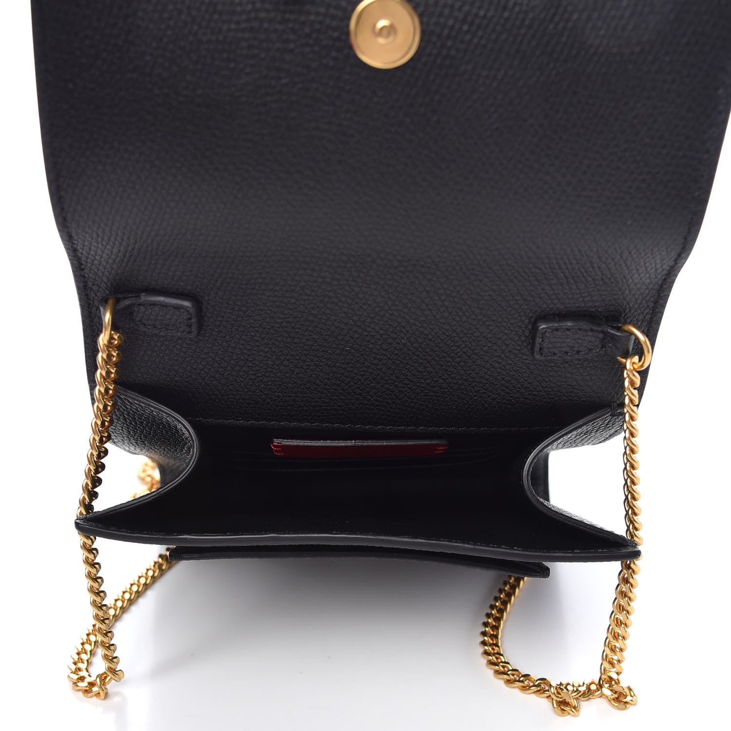 Valentino Garavani Calfskin VLogo Crossbody Bag Black 5 of 9
