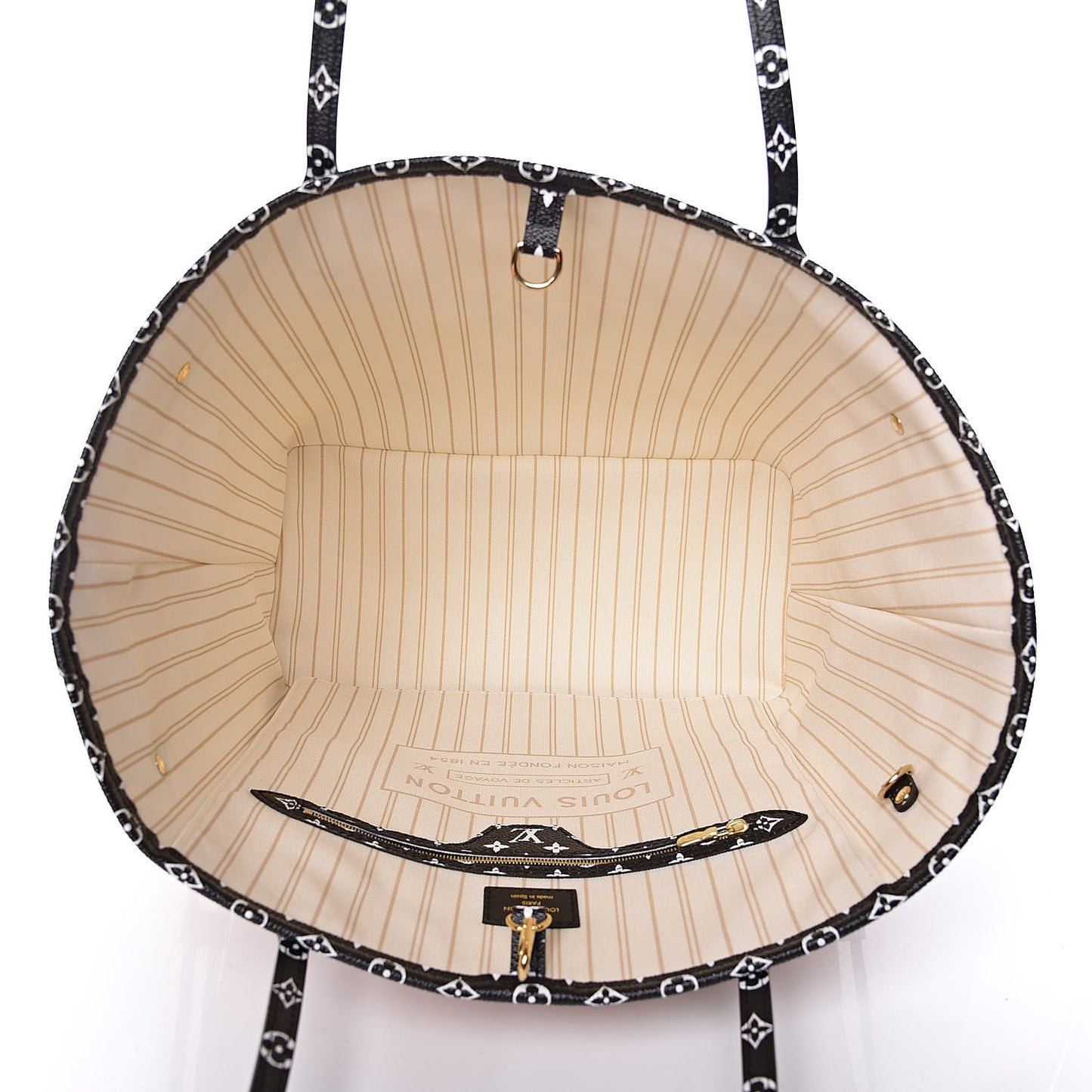 Monogram Giant Jungle Neverfull MM Ivory